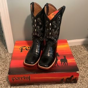 Ferrini Italia Gator cowboys boots